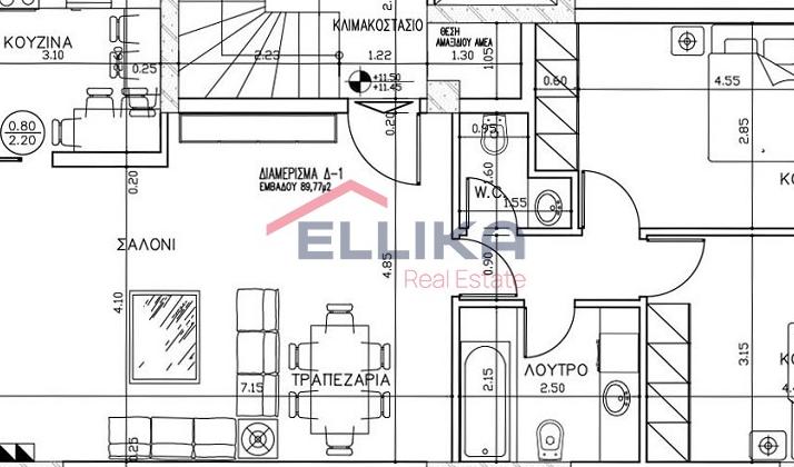 GALATSI APARTMENT 89sq.m. FOR SALE